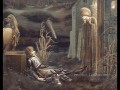 Le rêve de Launcelot à la chapelle de la préraphaélite de San Graal Sir Edward Burne Jones